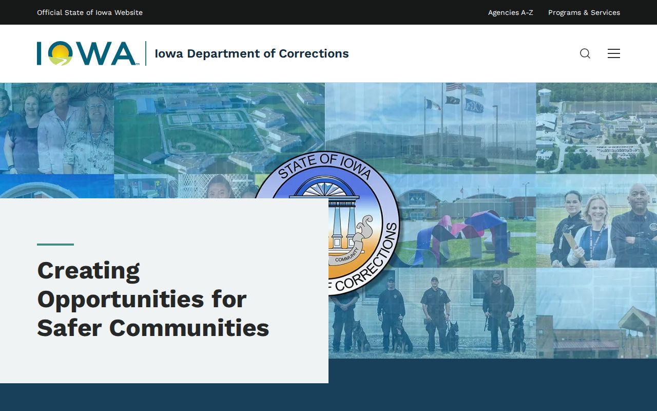 Iowa DOC Clinton County correctional record search